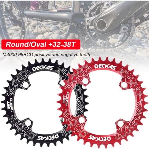 96BCD Chainring Narrow Wide Round Oval Chain Ring 32T 34T 36T 38T Single Speed MTB Chainring for M4000 M4050 GX NX X1 Bike Crank
