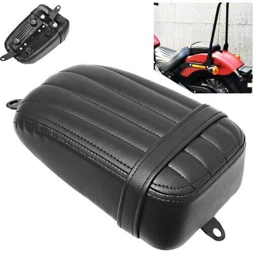 Motorcycle Black Rear Passenger Grid Seat For Harley Softail Slim FLSL Street Bob FXBB 18-20