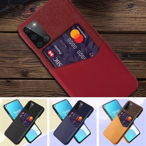 Business Case For OnePlus 8T 1+ 8 7T 7 Pro 6T 6 5T Nord Retro Slim Card Slot Cover Pocket Case For OnePlus Nord 8T 7 8 Pro 6 5