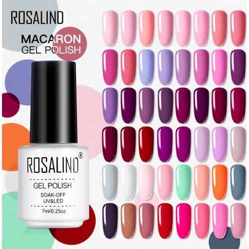 ROSALIND Gel Polish UV Vernis Semi Permanent Primer Top Coat 7ML Varnish primer Gel Nail Art Manicure Gel Nail Polish