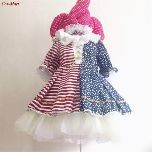 Hot Game Touhou Project Clownpiece Cosplay Costume Fashion Assorted Colors Dress Activity Party Role Play Clothing Custom-Make