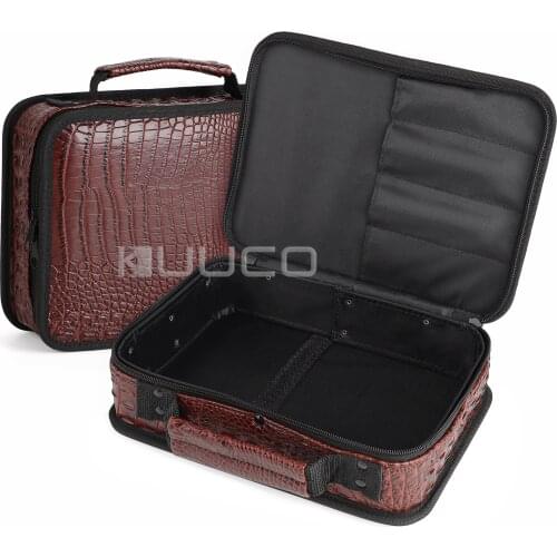 Barber Leather Bag Travel Storage Bag Barber Accessories Cosmetology Supplies Salon Tools Organizer Hair Salon Equipment