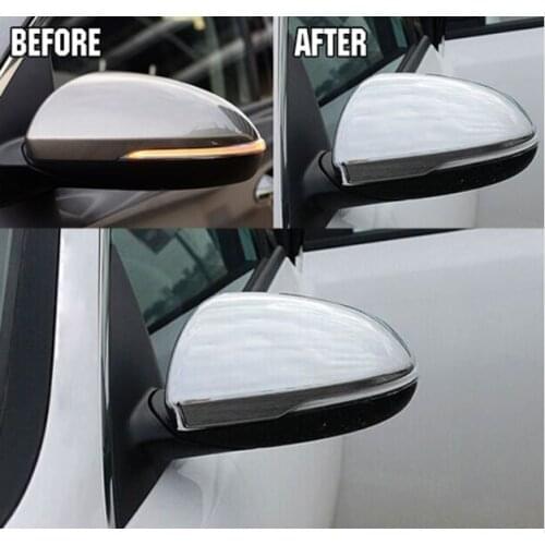 Hot ACCESSORIES FIT FOR KIA OPTIMA K5 2016- JF CHROME SIDE MIRROR REAR VIEW COVER TRIM MOLDING BEZEL CAP OVERLAY GARNISH