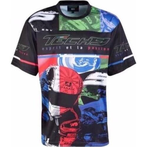 Motorcycle Motorbike Motocross T shirt Riding Short Sleeve Shirt Breathable Driving Clothes Mens Summer Mountain Course Shirt