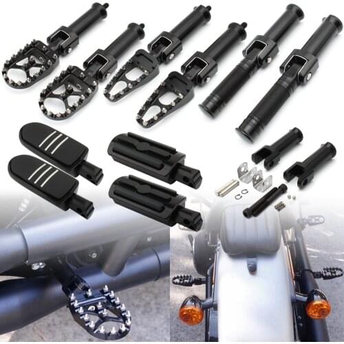 Motorcycle Rear Passenger Footpegs Foot Pegs For Harley Softail Street Bob Sport Glide LOW Rider S 2018-2021