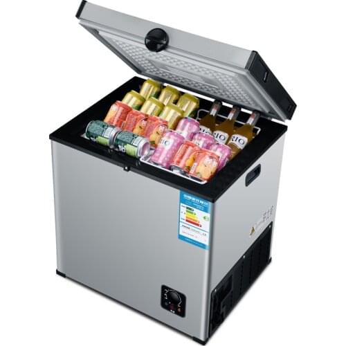 55L small freezer household small freezer mini horizontal freezer commercial freezer single temperature electric freezer