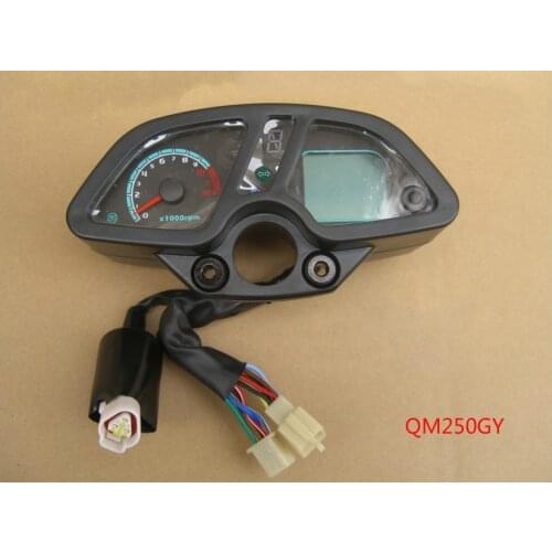 New Moto accessory QM250GY instrument assembly for Suzuki motorcycle QM200GY GXT200 can be modified for installation 200cc parts