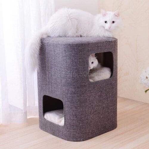 Cat sharing litter with removable wash mat small cat climbing frame cat tree sofa stool cat scratch board export Japan