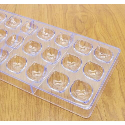 Transparent Plastic Acrylic Mold Chocolate Maker Polycarbonate PC DIY Diamond Candy Lemon Mould