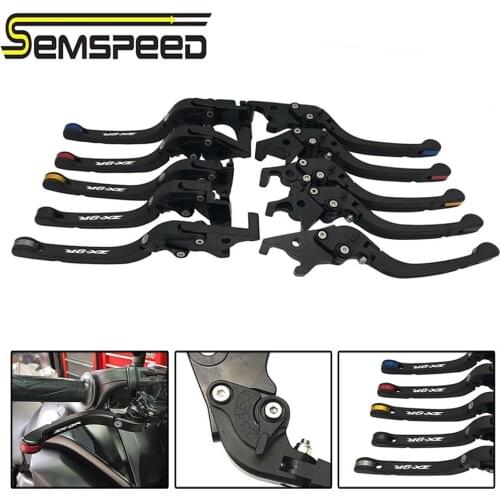 SEMSPEED CNC New Foldable Brake Levers For Kawasaki ZX9R ZX 9R 1998 1999 Adjustable Brake Clutch Lever Handle Handbar ZX-9R logo