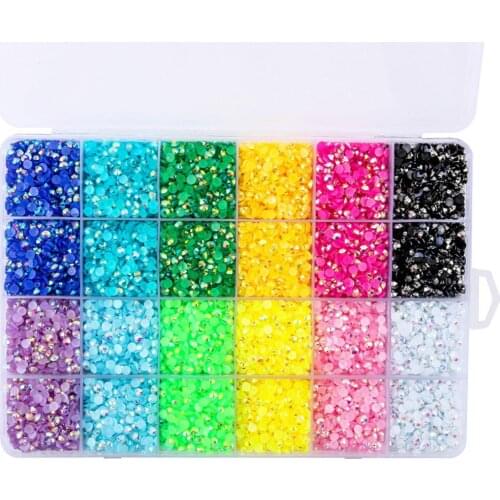 Rhinestone crystal AB Hotfix flatback Rhinestones for Nails 3D nail art decoration gems