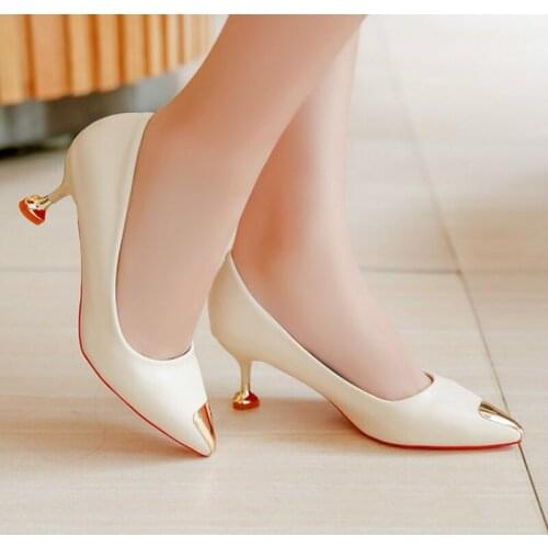 Women Pointed Pointed High Heels Female Thin Heel Shallow Mouth Wild Black Single Shoes