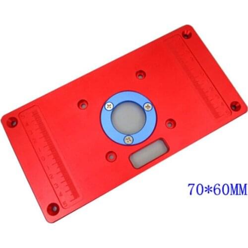High Quality Universal Router Table Insert Plate For DIY Woodworking Wood Router Trimmer Models Engraving Machine