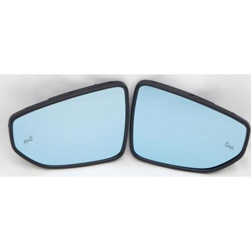 Sequential Turn Signal Light Wing Mirror Glass Base-Heated Glare Proof Mirror BSM Emblem For 2019-2020 Lexus ES 200 ES250 ES350