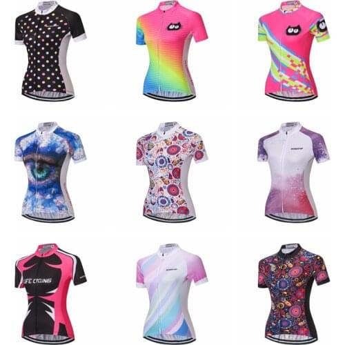 Cycling Jersey Women bike clothing bicycle top Ropa Ciclismo maillot Female MTB short sleeve Team Racing T-shirt Sports wear