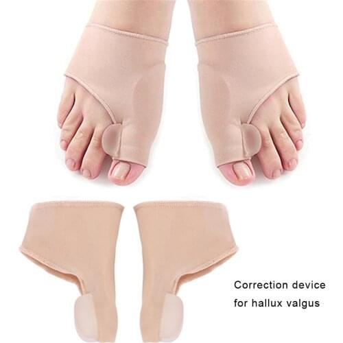 1Pair Pedicure Socks Big Bone Orthopedic Bunion Correction Silicone Hallux Valgus Corrector Braces Toes Separator Foot Care Tool