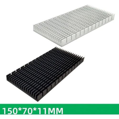 1PCS High-power slotted heat sink 150*70*11MM PCB electronic component heat sink