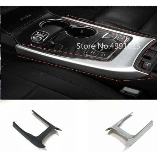 For Jeep Grand Cherokee 2014 2015 2016 2017 2018 car cover sticker panel shift stall paddle cup switch knob frame trim 1pcs