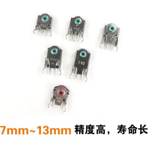 2PCS/Lot Switch TTC Mouse Encoder Decoder 8MM 9MM 10MM 11MM 13MM Green Red Core
