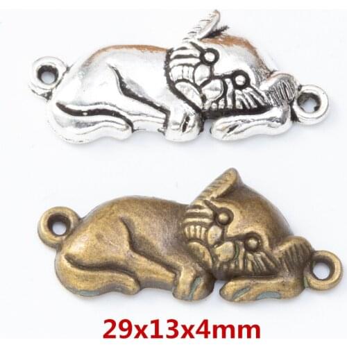 30 pieces of retro metal zinc alloy cat Pendant for DIY handmade jewelry necklace making 8183