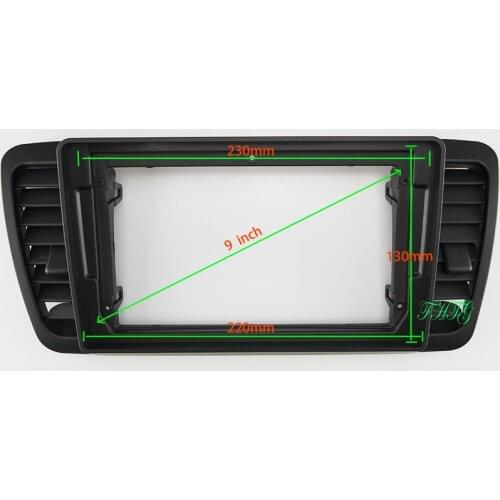 9 INCH Car Audio Frame GPS Navigation Fascia Panel Car dvd Plastic Frame Fascia is suitable for LEGACY/ OUTBACK 2004-2009
