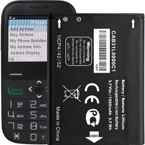 CAB31L0000C1 Battery For Alcatel Tribe A382G A383G VF555 OT-3040 OT-813A Battery Replacement Repair Part