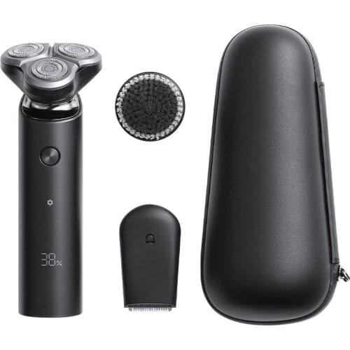 Electric Shaver S500C 3 Head Flex Razor Dry Wet Shaving Washable Portable Beard Trimmer Face Cleansing 3 In 1