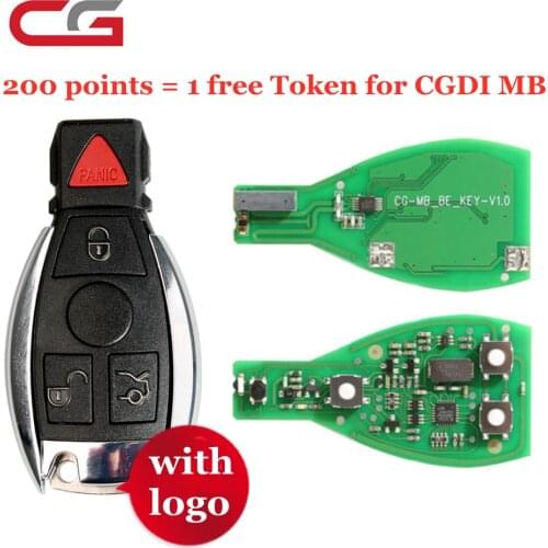 CG MB BE KEY Pro For Benz W221 W216 W164 W251 Smart Key Shell 4 Buttons 433 / 315 Mhz for CGDI Prog MB Key Programmer 5pcs/lot