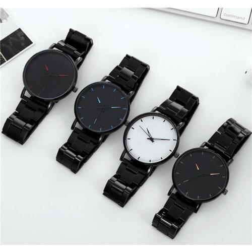New Arrival Minimalist Mens Ultra Thin Steel Belt Quartz Wrist Watch Simple Men Business Stainless Steel Mesh Belt Quartz Watch