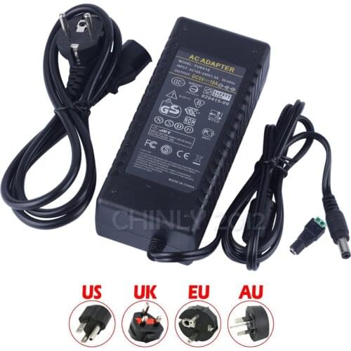 DC5V 10A 50W LED adapter driver Power Supply Transformer for LED WS2812B WS2813 APA102 Strip LED module