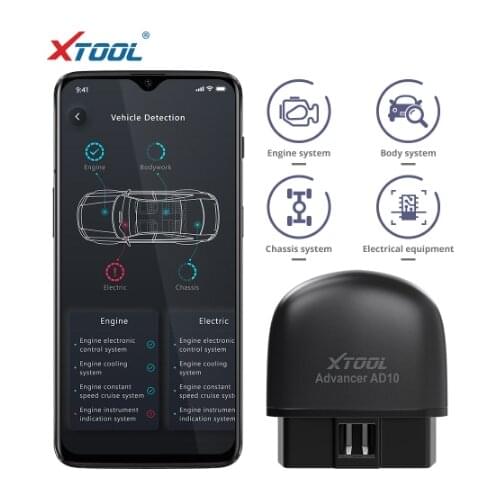 XTOOL AD10 ELM327 Advancer OBD2 Diagnostic Scanner