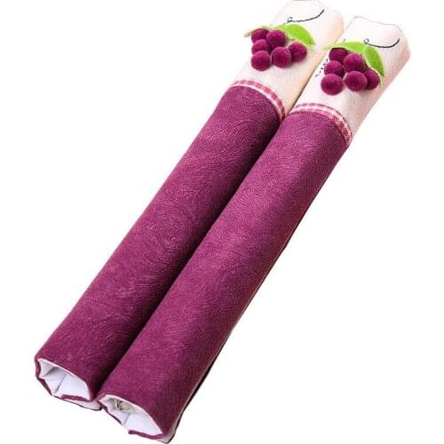 JX-LCLYL Refrigerator Handle Covers Kitchen Appliance Fridge Covering Wrap Decor Cotton