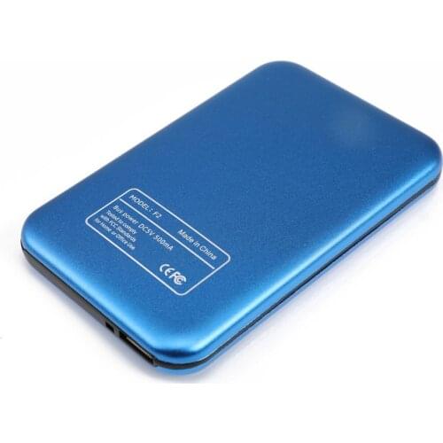 2.5 Inch Sata Hard Disk Box Usb3.0 Mobile Hard Disk Box Slide Cover Grid Texture Mobile Hard Disk Box