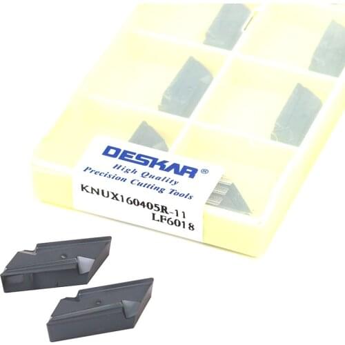 KNUX160405R-11 LF6018 CNC lathe milling blades Carbide milling cutter External turning tools milling inserts,for stainless steel