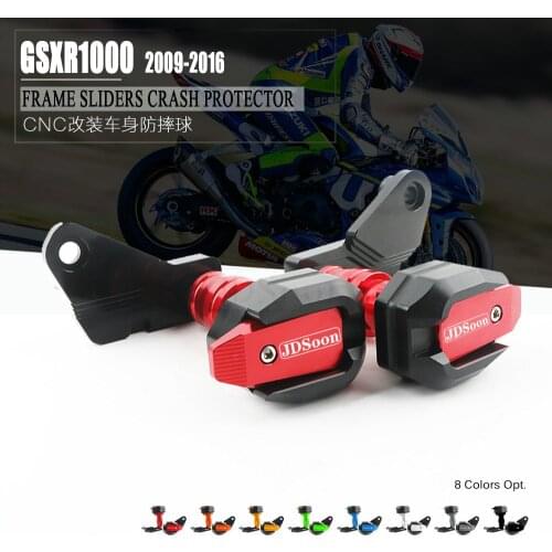 Motorcycle Falling Protection Frame Slider Fairing Guard Crash Pad Protector For SUZUKI GSX-R1000 GSXR1000 GSXR 1000 2009-2015