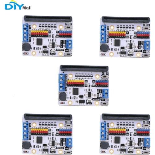 5pcs/lot Motor:bit Drive Board Driving Module with TB6612 Chip Passive Buzzer for BBC Micro:bit Motorbit Smart Car