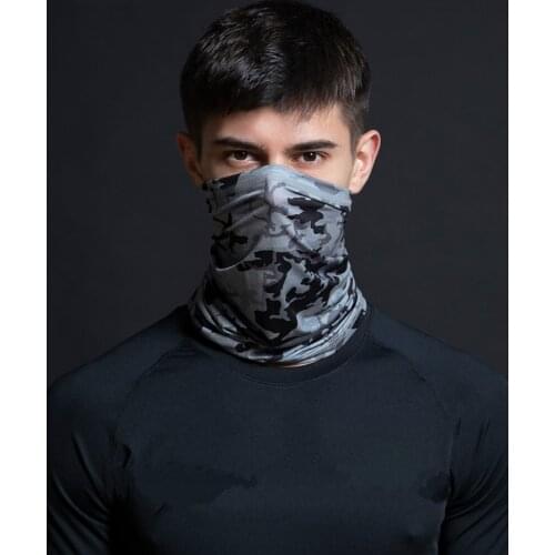 New High Quality Ice Silk Magic Turban Anti-UV Sunscreen Bib Set Male Outdoor Fishing Riding Mask