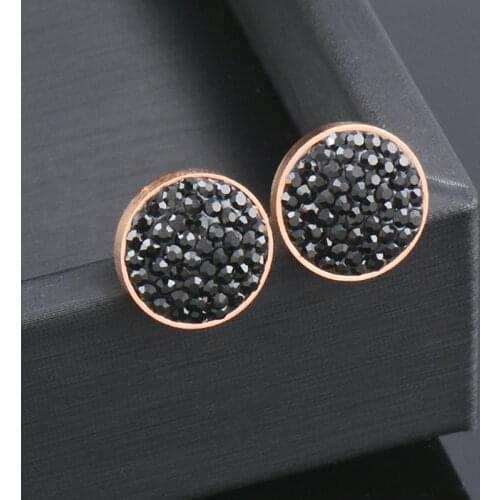 KIOOZOL Lucky Blue Evil Little Eyes Micro Inlay CZ Stainless Steel Earrings Summer Fashion Jewelry 2021 Trend 178 KO2