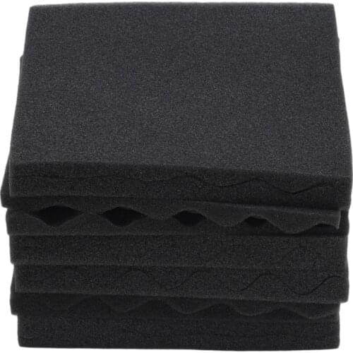 12 Pack Studio Acoustic Foams Panels Sound Insulation Foam 25x25cm Suitable For Recording Studios Control Rooms Vocal Booth