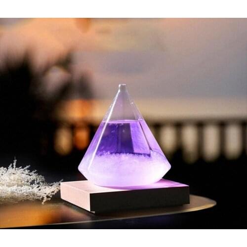 Creative Weather Forecast Storms Glass Bottle Drop Barometer Craft Home Decor Barometer Craft