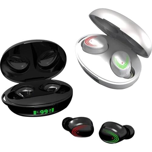 New K1 TWS Bluetooth 5.0 Headset In-Ear Touch Control Waterproof Mini Digital Display Stereo Music Earbuds Wireless Earphones