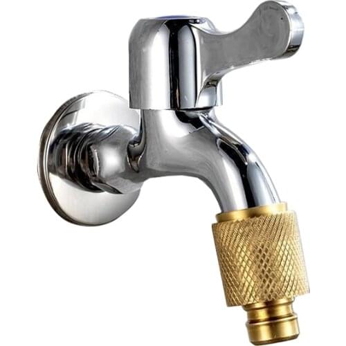 Universal butt hose Brass Garden Hose Connector Kitchen Water Faucet Adapter Car Wash Water Gun Quick Joints Fittings with Washe