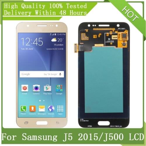 5.0"Super AMOLED For SAMSUNG GALAXY J5 2015 J500 J500H J500FN J500F J500M SM-J500F LCD Display Touch Screen Digitizer Assembly
