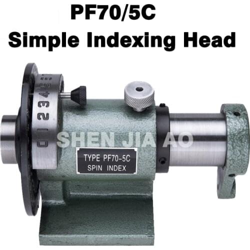 PF70-5C Simple Indexing Head Fast Aliquot Milling Grinder Can Be Connected To The Chuck High Precision Indexing Head 1PC