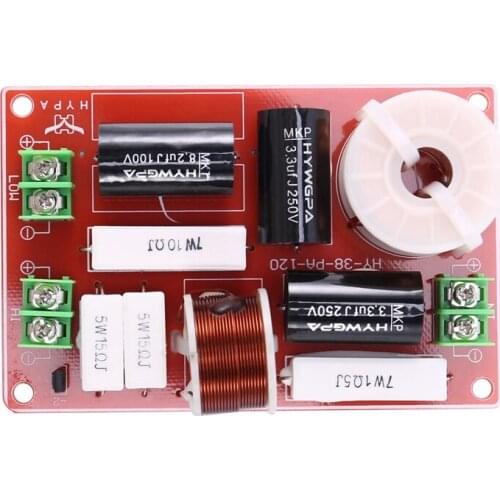 150W Speaker Crossover 2 Way High-Low 4-8 Ohm Frequency Divider for Speaker 3.6KHz