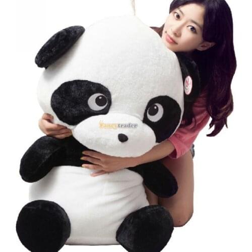 Fancytrader 35'' / 90cm Giant Lovely Stuffed Cute Plush Cartoon Giant Panda Toy, Nice Gift For Kids, Free Shipping FT50401