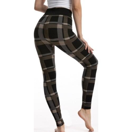 Fashion Printing Ordinary Buttocks Black Milk Silk Home Nine Point Yoga Fittness Pants Breathable Leggings Cropped Trousers