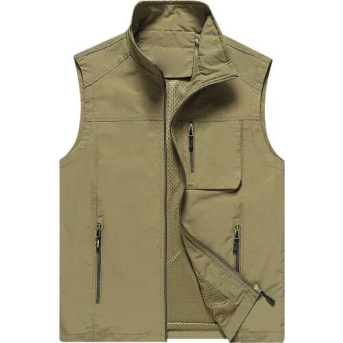 Men Casual Sleeveless Vest Hip Hop Waistcoat Thin Outerwear 4 Colors Plus Size Man Summer Coat Mens Vest