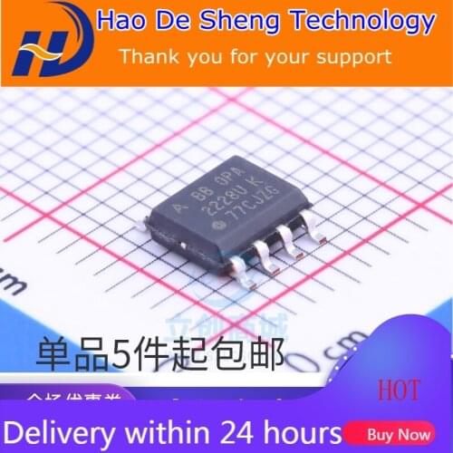 10PCS/LOT Operational Amplifier IC OPA2228UA OPA2228U OPA2228 SOP8 New Original In Stock