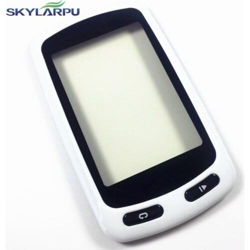 Original Touchscreen for Garmin Edge Touring Plus GPS bike computer Touch screen digitizer panel (with white frame)